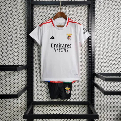 Camisa Benfica Away II 23/24 - Torcedor Infantil Branca - Camisa de Time Oficial - Buyit