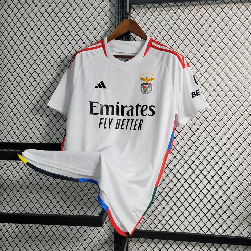 Camisa Benfica Away II 23/24 - Torcedor Masculina Branca - Camisa de Time Oficial - Buyit