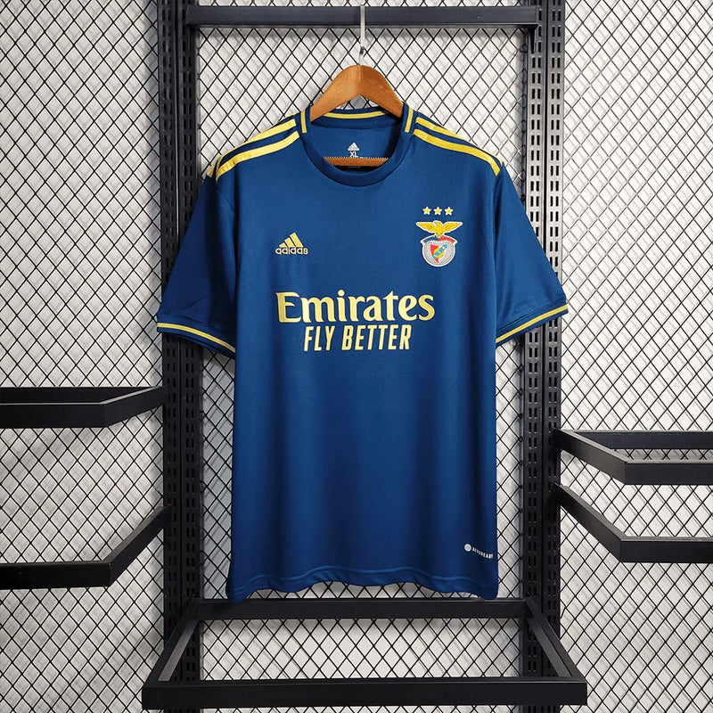 Camisa Benfica Edição Commemorative 23/24 - Torcedor Masculina Azul - Camisa de Time Oficial - Buyit