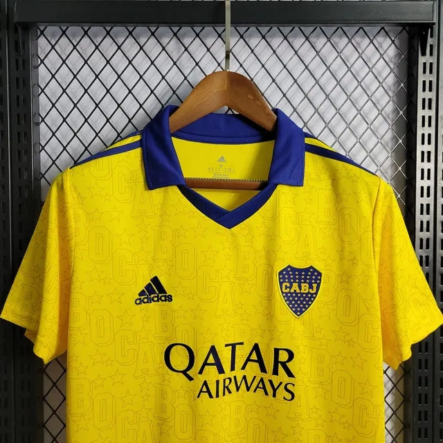 Camisa Boca Juniors Away 22/23 - Torcedor Masculina Amarela - Camisa de Time Oficial - Buyit