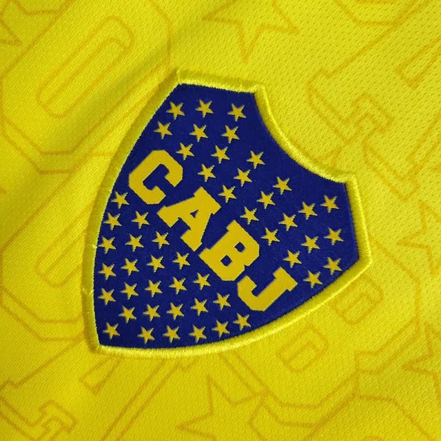 Camisa Boca Juniors Away 22/23 - Torcedor Masculina Amarela - Camisa de Time Oficial - Buyit