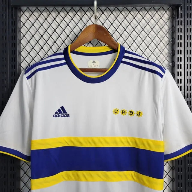 Camisa Boca Juniors Away 22/23 - Torcedor Masculina Branca - Camisa de Time Oficial - Buyit