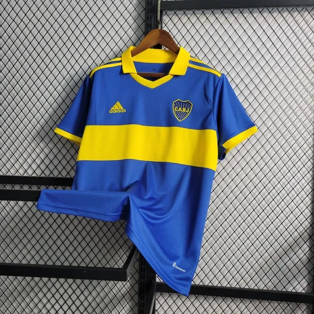 Camisa Boca Juniors Home 22/23 - Torcedor Masculina Azul e Amarela - Camisa de Time Oficial - Buyit