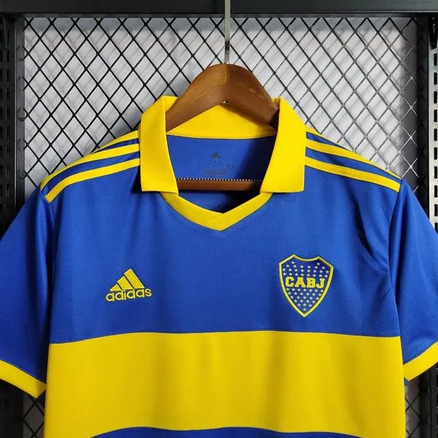 Camisa Boca Juniors Home 22/23 - Torcedor Masculina Azul e Amarela - Camisa de Time Oficial - Buyit