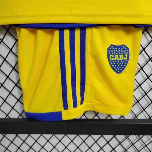 Camisa Boca Juniros Away 23/24 - Torcedor Infantil Amarela - Camisa de Time Oficial - Buyit