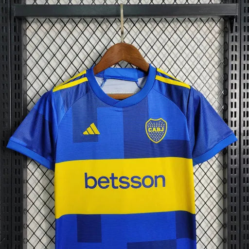 Camisa Boca Juniros Home 23/24 - Torcedor Infantil - Camisa de Time Oficial - Buyit