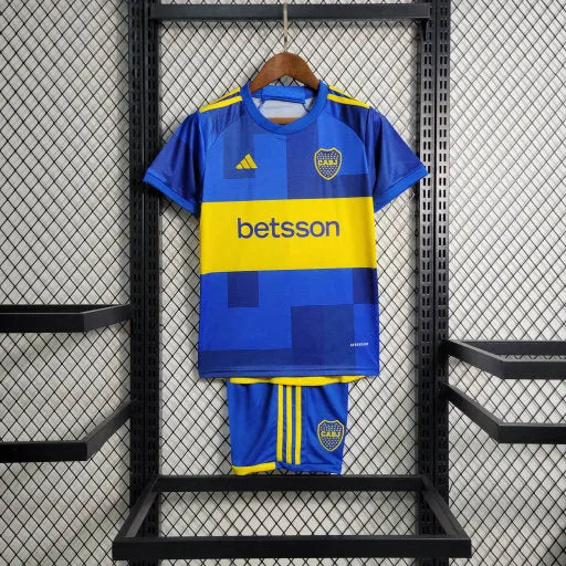 Camisa Boca Juniros Home 23/24 - Torcedor Infantil - Camisa de Time Oficial - Buyit