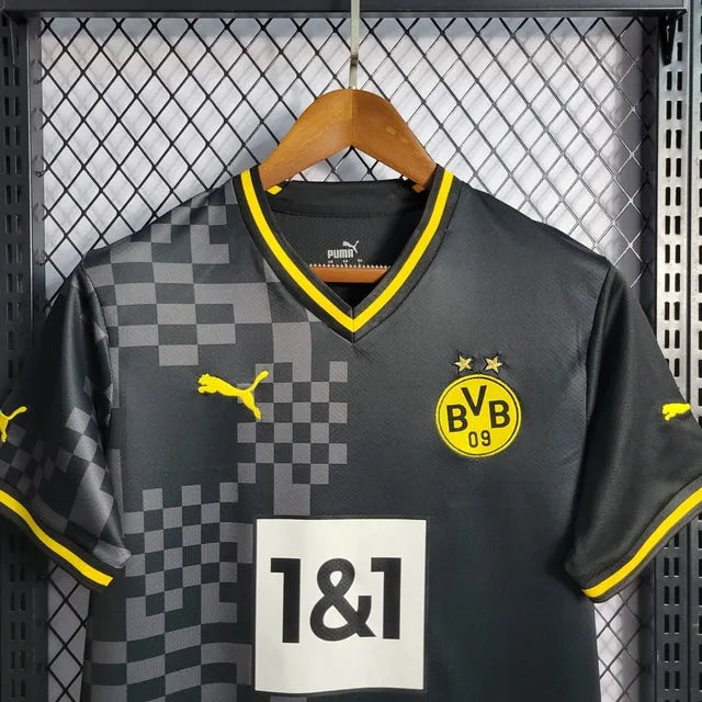 Camisa Borussia Dortmund Away 22/23 - Torcedor Masculina - Camisa de Time Oficial - Buyit