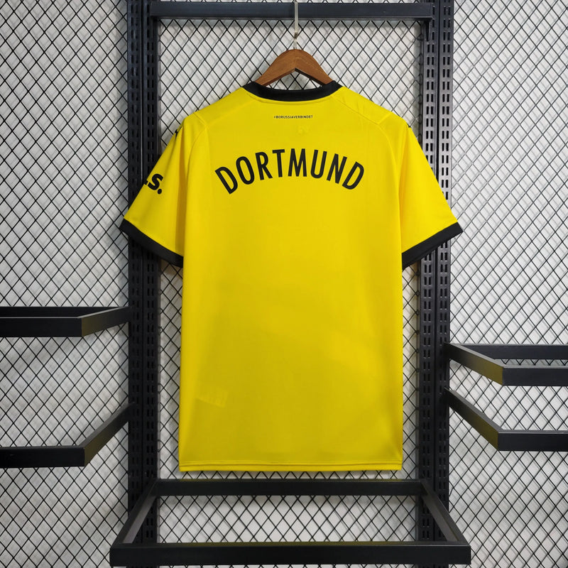 Camisa Borussia Dortmund Home 23/24 - Torcedor Masculina Amarela - Camisa de Time Oficial - Buyit