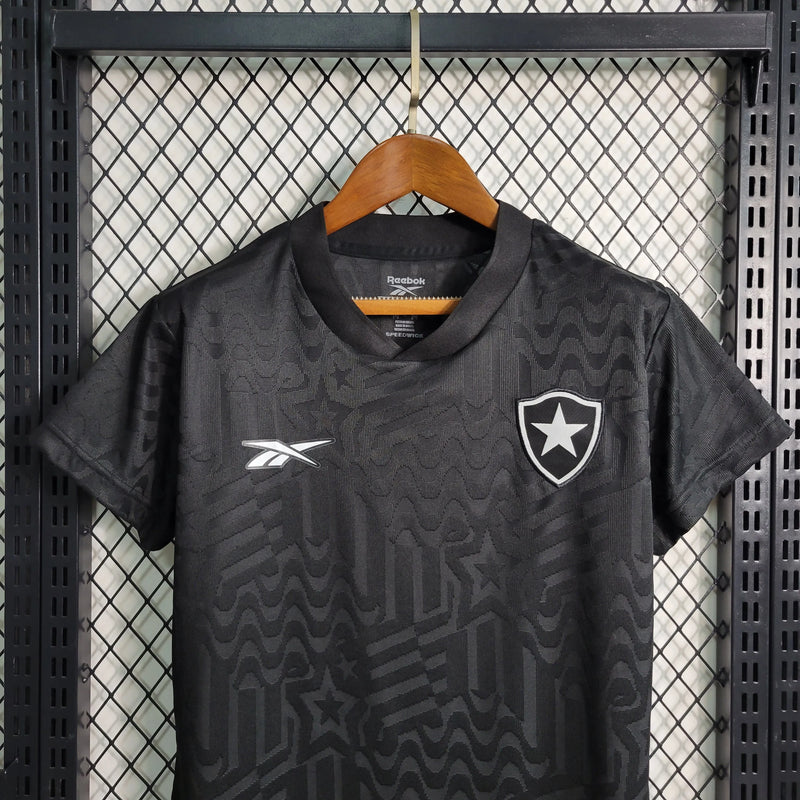 Camisa Bota Fogo Away 23/24 - Torcedor Feminina Preta - Camisa de Time Oficial - Buyit