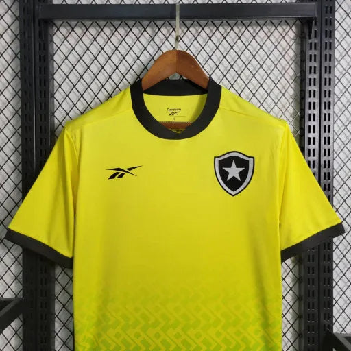 Camisa Bota Fogo Treino 23/24 - Torcedor Masculina Amarela - Camisa de Time Oficial - Buyit