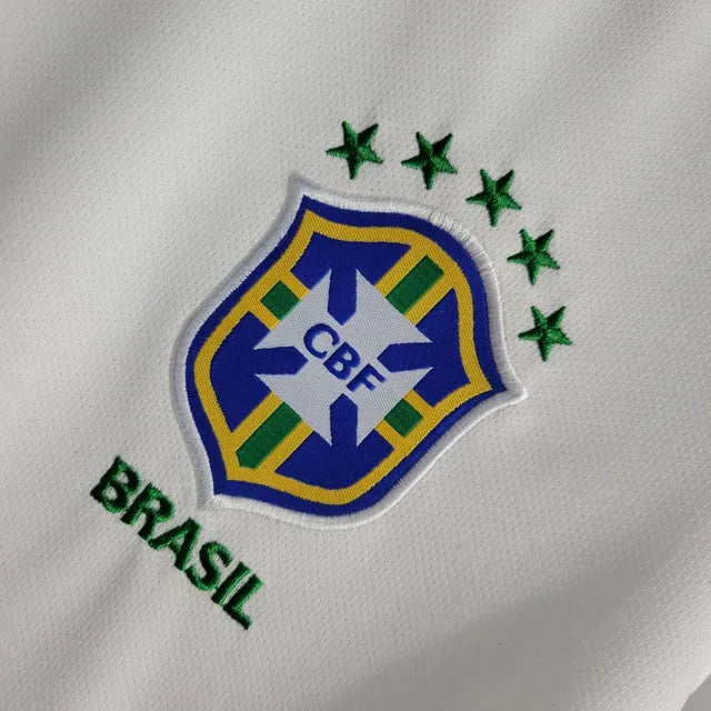 Camisa Brasil Away 19/20 - Torcedor Masculina Branca - Camisa de Time Oficial - Buyit