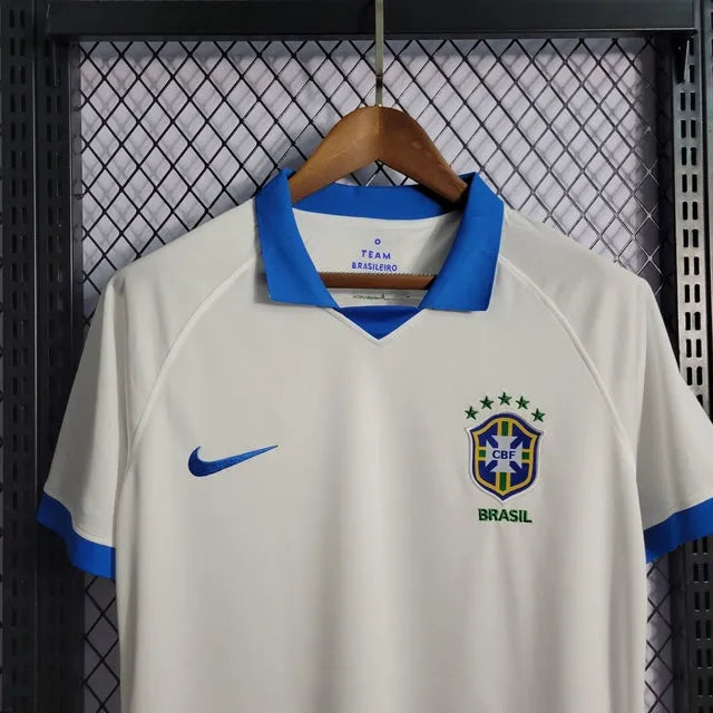 Camisa Brasil Away 19/20 - Torcedor Masculina Branca - Camisa de Time Oficial - Buyit