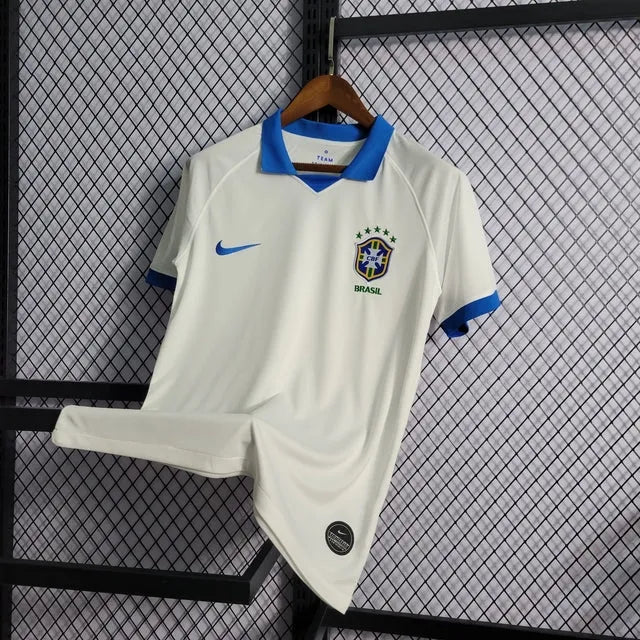 Camisa Brasil Away 19/20 - Torcedor Masculina Branca - Camisa de Time Oficial - Buyit