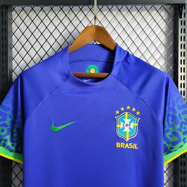 Camisa Brasil Away 22/23 - Torcedor Masculina Azul - Camisa de Time Oficial - Buyit