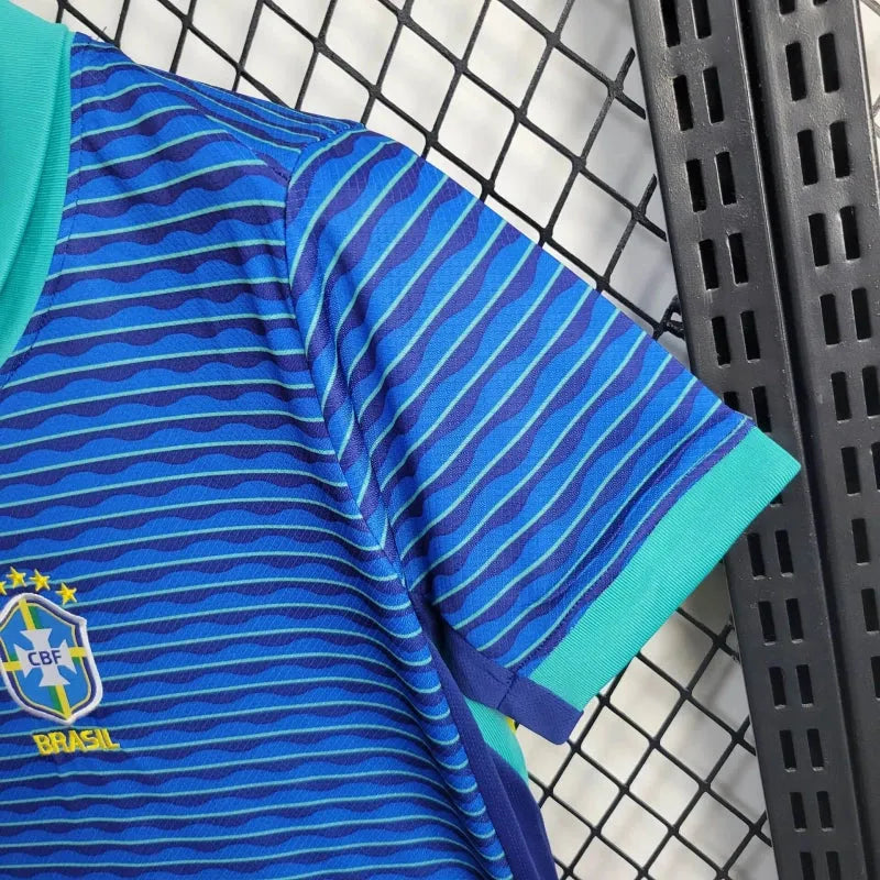 Camisa Brasil Away 24/25 - Torcedor Infantil Azul - Camisa de Time Oficial - Buyit