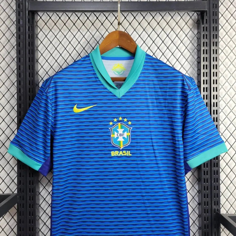 Camisa Brasil Away 24/25 - Torcedor Masculina Azul - Camisa de Time Oficial - Buyit