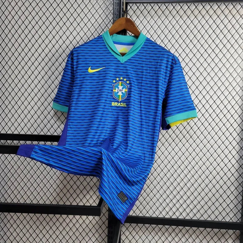 Camisa Brasil Away 24/25 - Torcedor Masculina Azul - Camisa de Time Oficial - Buyit