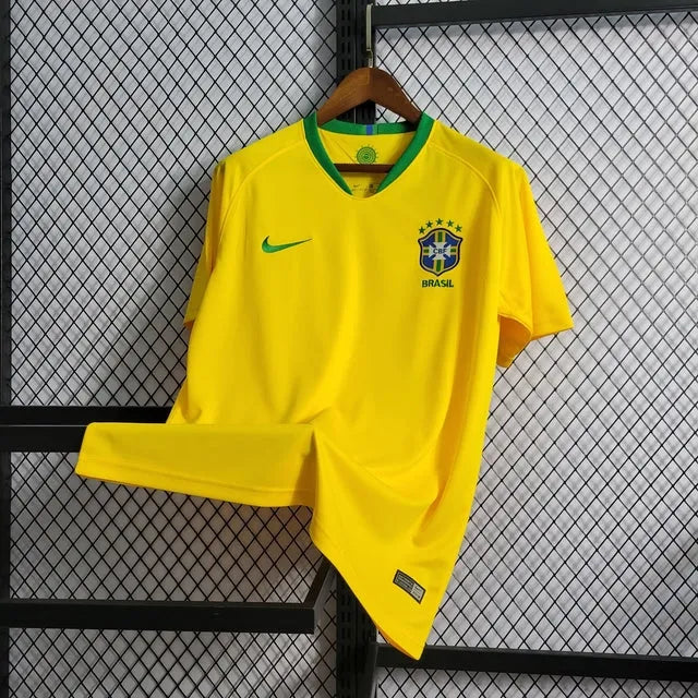 Camisa Brasil Home 2018 - Torcedor Masculina - Camisa de Time Oficial - Buyit