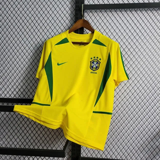 Camisa Brasil Retrô Home 2002 - Torcedor Masculina - Camisa de Time Oficial - Buyit