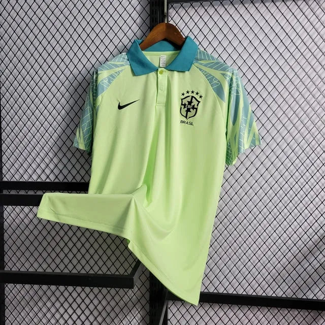 Camisa Brasil Treino 22/23 - Torcedor Masculina Verde - Camisa de Time Oficial - Buyit