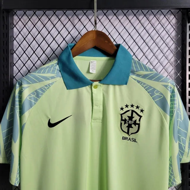 Camisa Brasil Treino 22/23 - Torcedor Masculina Verde - Camisa de Time Oficial - Buyit