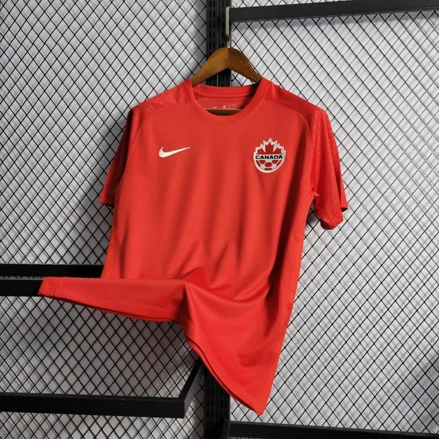 Camisa Canadá 22/23 - Torcedor Masculina Vermelha - Camisa de Time Oficial - Buyit