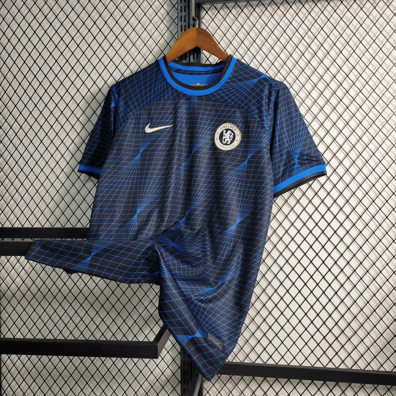 Camisa Chelsea Away 23/24 - Torcedor Masculina Azul - Camisa de Time Oficial - Buyit