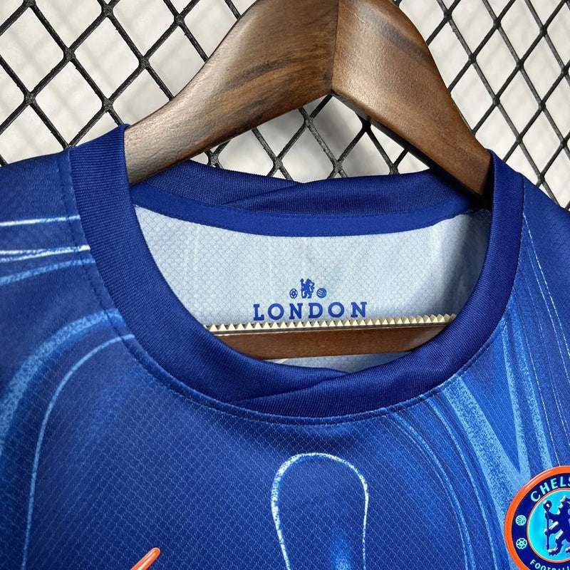 Camisa Chelsea Home 24/25 - Torcedor Feminina Azul - Camisa de Time Oficial - Buyit