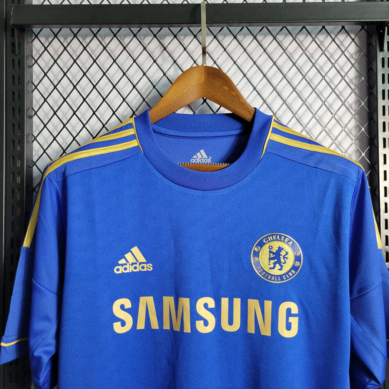 Camisa Chelsea Retrô 12/13 - Torcedor Masculina Azul - Camisa de Time Oficial - Buyit