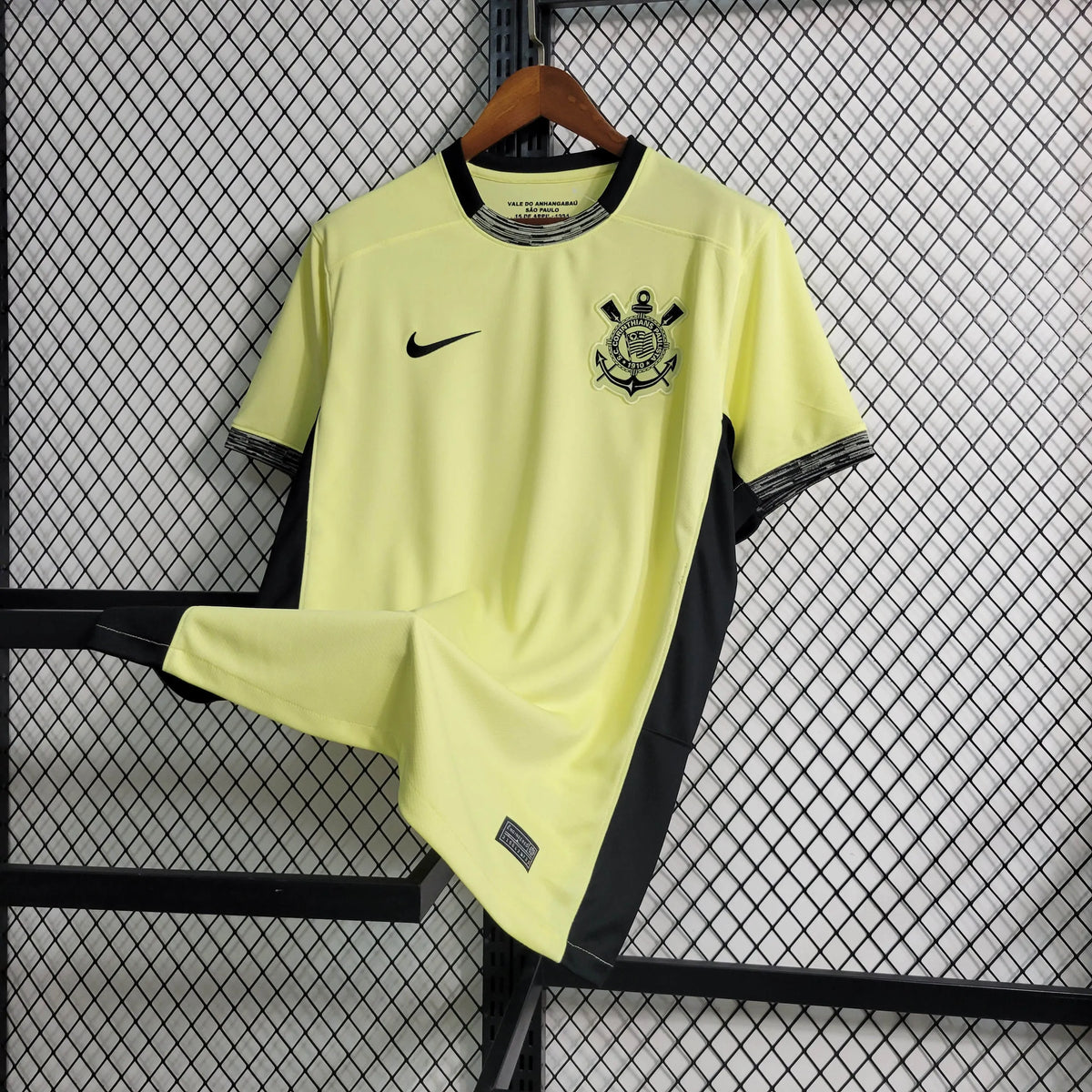 Camisa Corinthians Away II 23/24 - Torcedor Masculina Amarela - Camisa de Time Oficial - Buyit