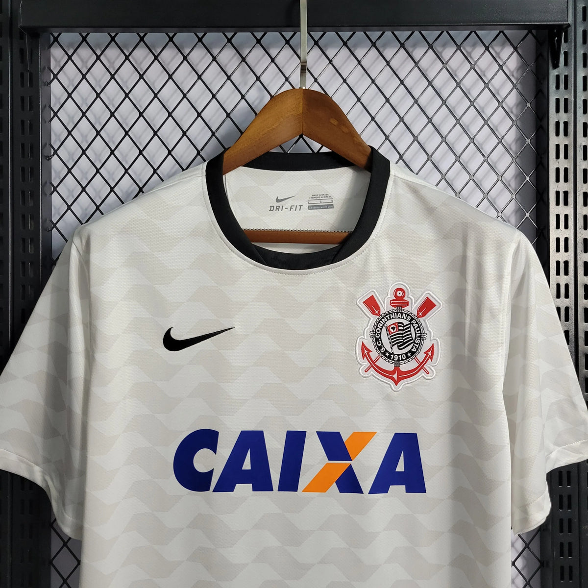 Camisa Corinthians Retrô Home 11/12 - Torcedor Masculina Branca - Camisa de Time Oficial - Buyit