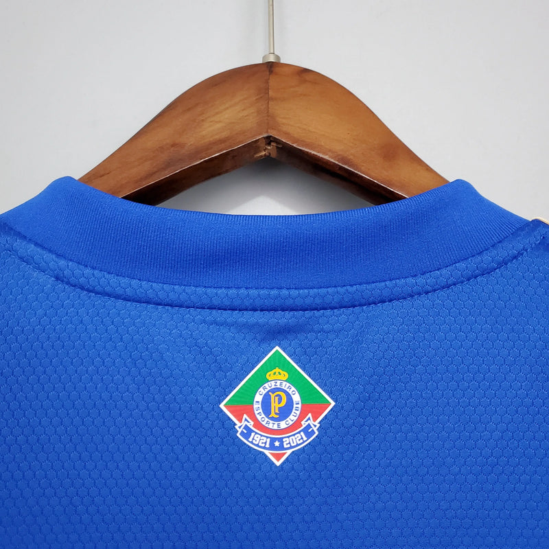 Camisa Cruzeiro 100 Anos Centenário 21/22 - Torcedor Masculina Azul - Camisa de Time Oficial - Buyit