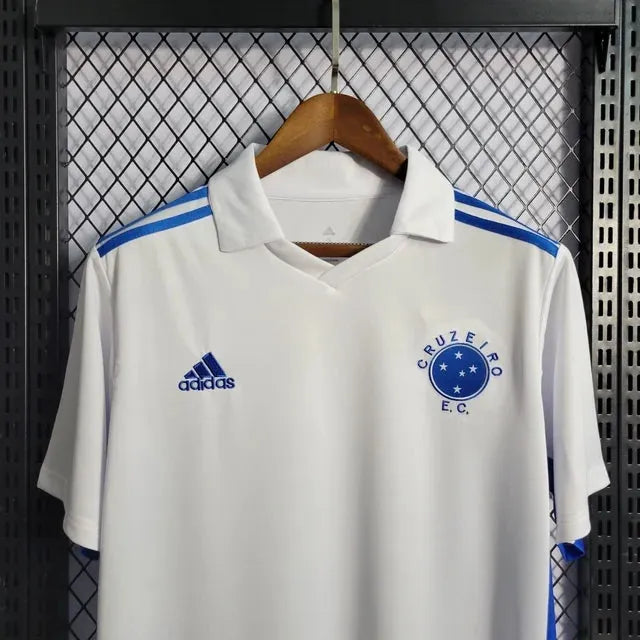 Camisa Cruzeiro Away 22/23 - Torcedor Masculina Branca - Camisa de Time Oficial - Buyit