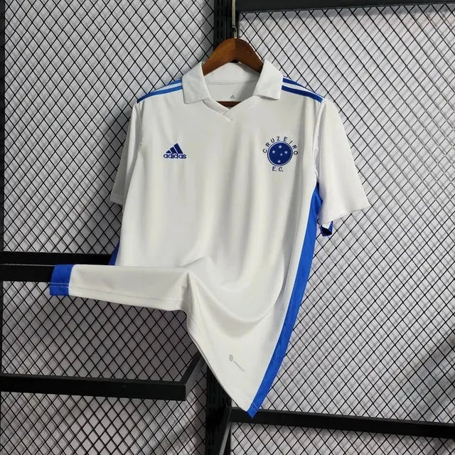 Camisa Cruzeiro Away 22/23 - Torcedor Masculina Branca - Camisa de Time Oficial - Buyit