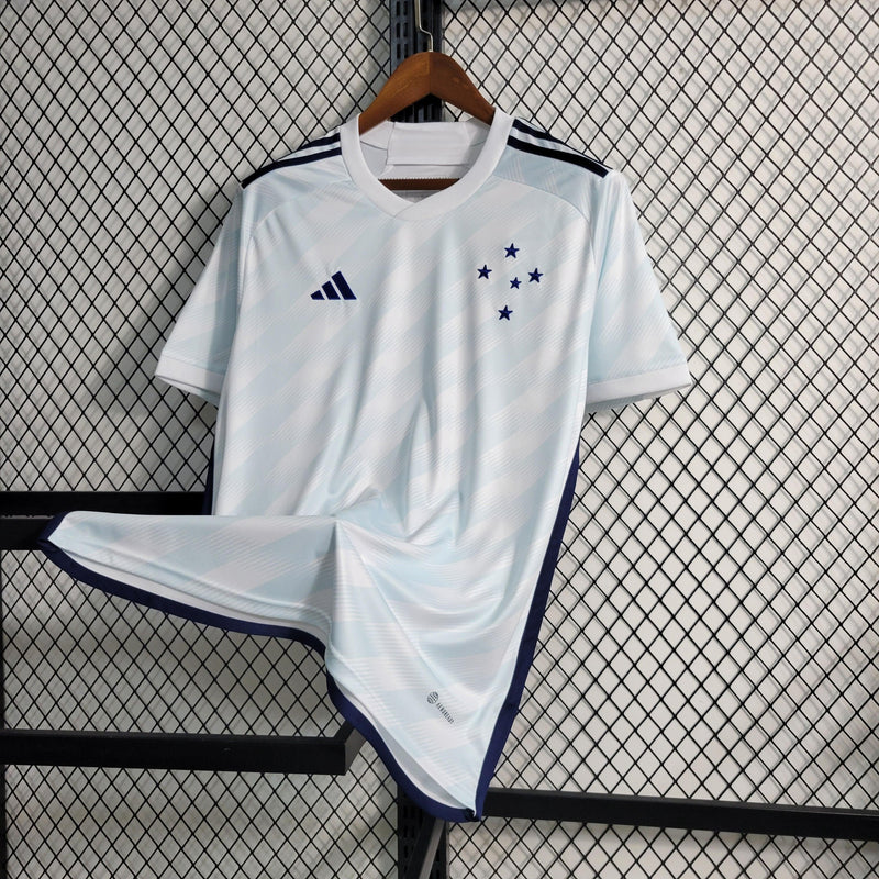 Camisa Cruzeiro Away 23/24 - Torcedor Masculina Branca - Camisa de Time Oficial - Buyit