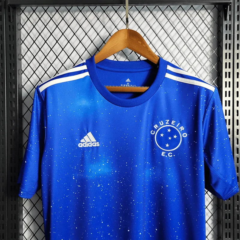 Camisa Cruzeiro Home 22/23 - Torcedor Masculina Azul - Camisa de Time Oficial - Buyit