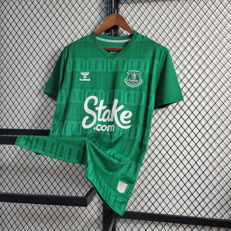 Camisa Everton Away 23/24 - Torcedor Masculina Verde - Camisa de Time Oficial - Buyit