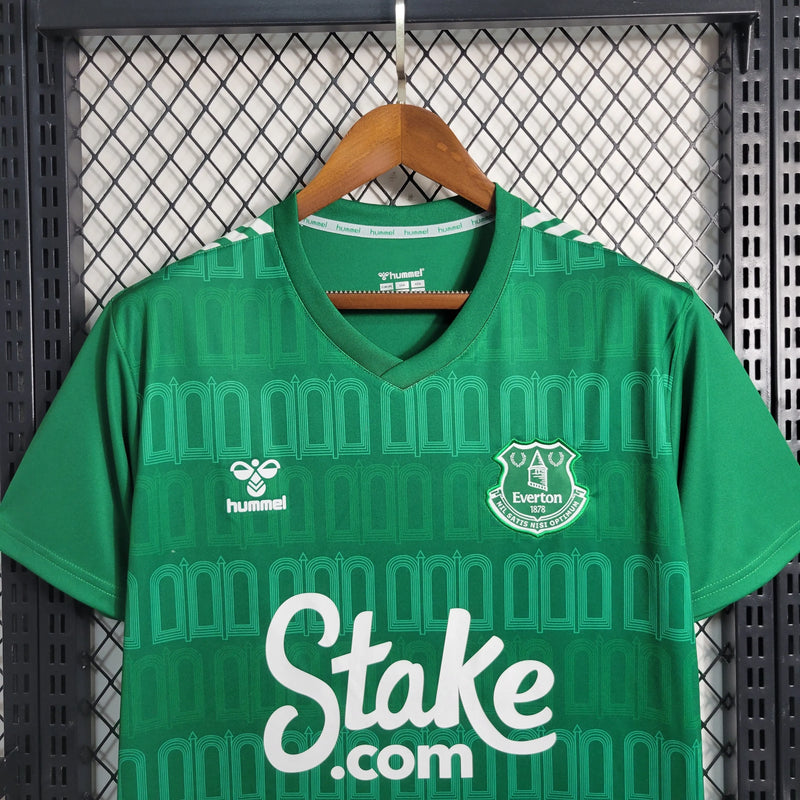 Camisa Everton Away 23/24 - Torcedor Masculina Verde - Camisa de Time Oficial - Buyit