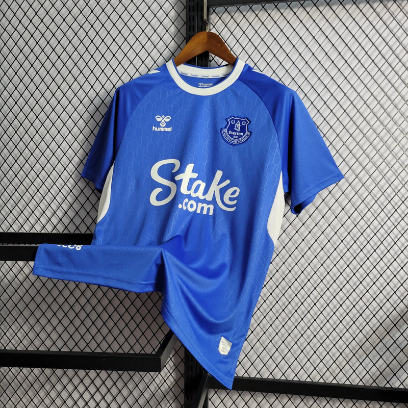 Camisa Everton Home 22/23 - Torcedor Masculina Azul - Camisa de Time Oficial - Buyit