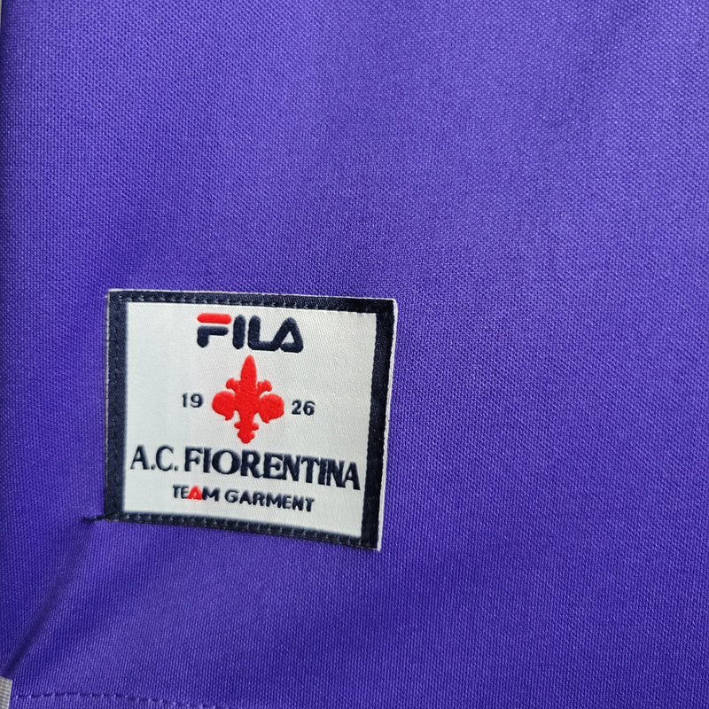 Camisa Fiorentina Home Retrô 98/99 - Torcedor Masculina Roxa Nintendo - Camisa de Time Oficial - Buyit