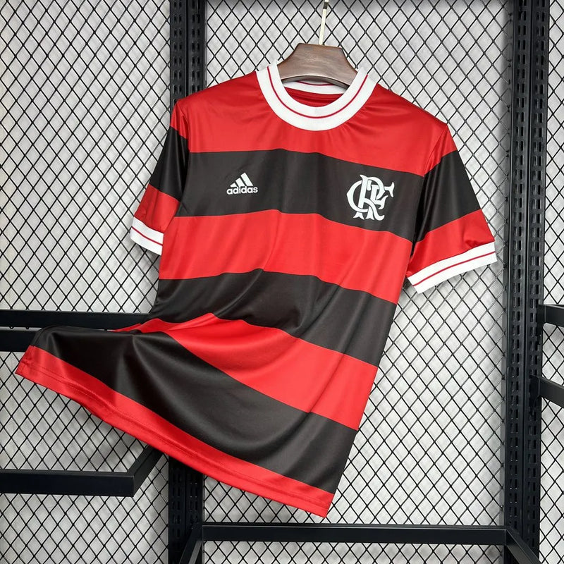 Camisa Flamengo Comemorativa 2018 - Torcedor Masculina Vermelha e Branca - Camisa de Time Oficial - Buyit