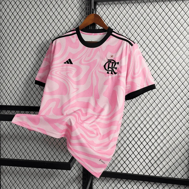 Camisa Flamengo Edição Especial 23/24 - Torcedor Masculina Rosa - Camisa de Time Oficial - Buyit