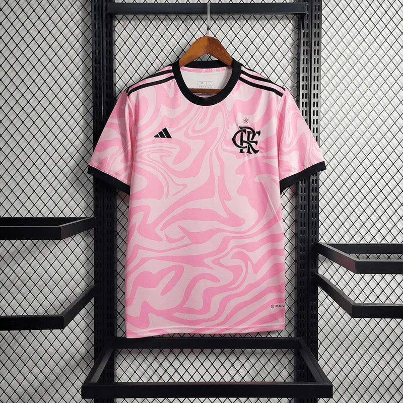 Camisa Flamengo Edição Especial 23/24 - Torcedor Masculina Rosa - Camisa de Time Oficial - Buyit