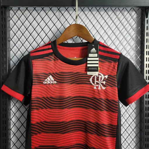 Camisa Flamengo Home 22/23 - Torcedor Infantil Vermelha - Camisa de Time Oficial - Buyit