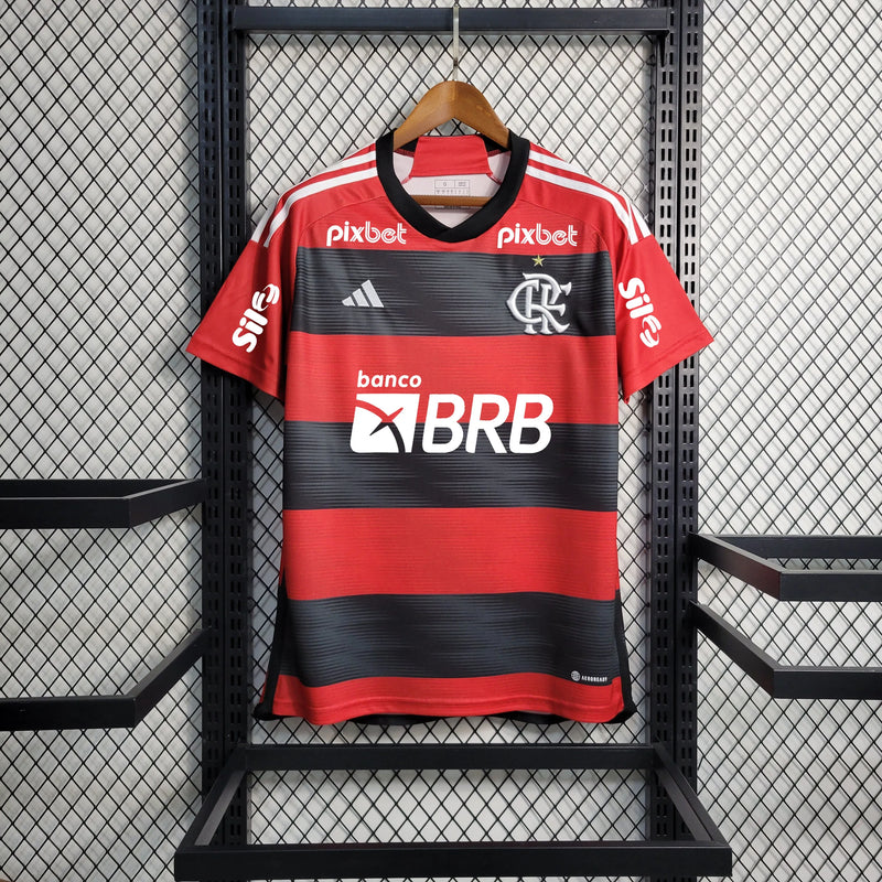 Camisa Flamengo Home 23/24 - Torcedor Masculina - Camisa de Time Oficial - Buyit