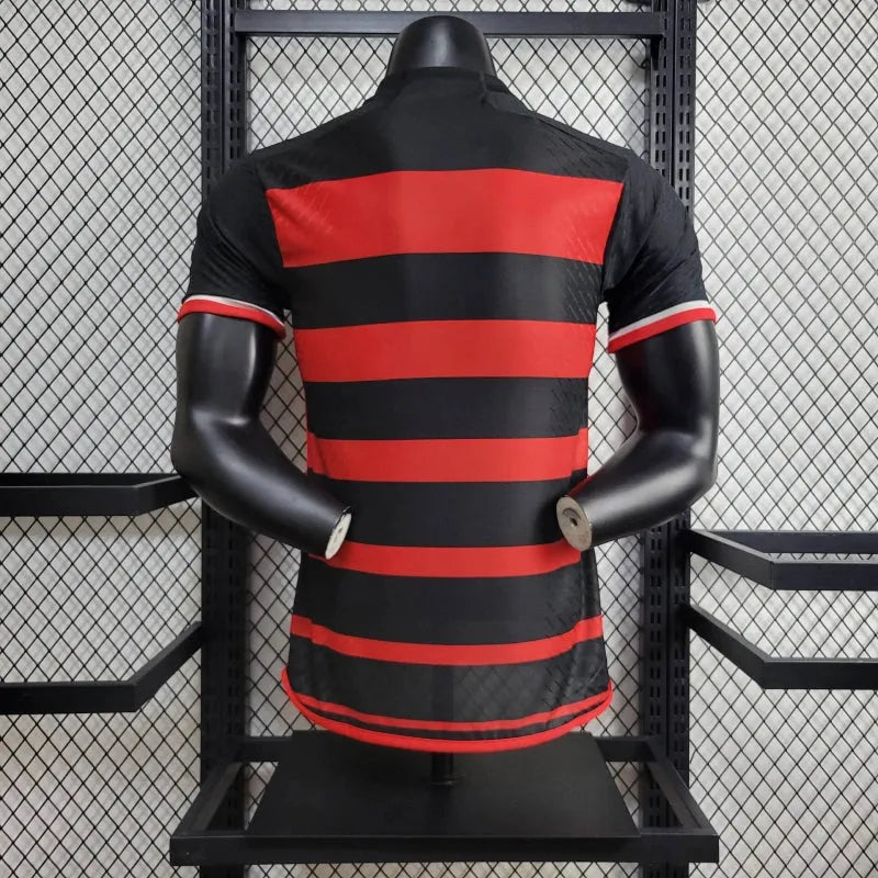 Camisa Flamengo Home 24/25 - Jogador Masculina + Patch Two Nations, One Passion - Camisa de Time Oficial - Buyit