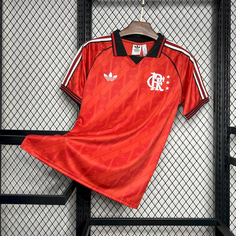 Camisa Flamengo Lifestyler 24/25 - Torcedor Masculina Vermelha - Camisa de Time Oficial - Buyit