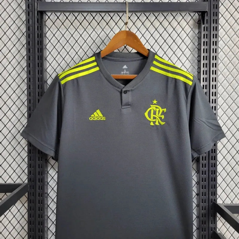 Camisa Flamengo Retrô 2019/20 - Torcedor Masculina Cinza e Verde - Camisa de Time Oficial - Buyit