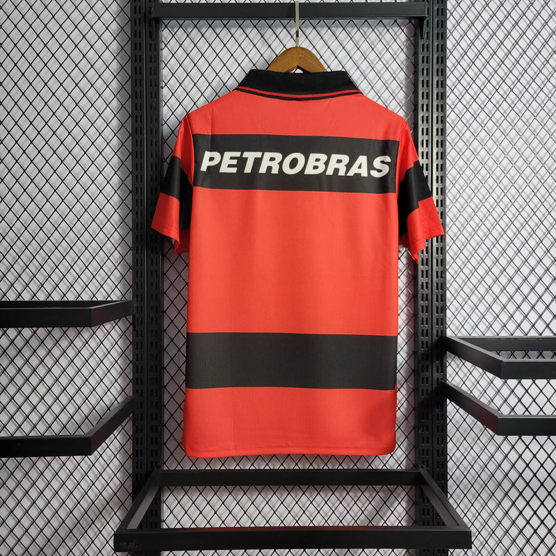 Camisa Flamengo Retrô Home 1999 - Torcedor Masculina LUBRAX - Camisa de Time Oficial - Buyit